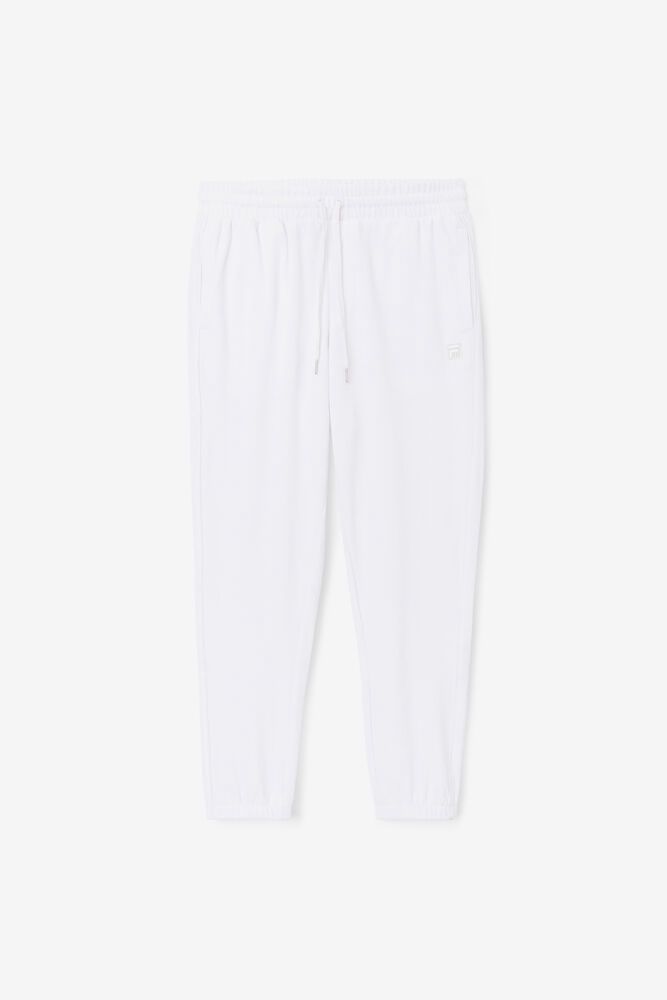 Fila Deverall Velour Pants White - Mens - 83241YGXM